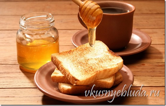 Пройдите по ссылке этого фото и Узнайте простой рецепт вкусных *Тостов с мёдом!
